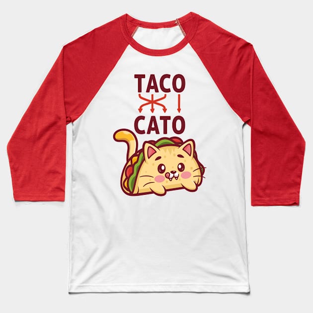 Taco Cato Baseball T-Shirt by Olipop